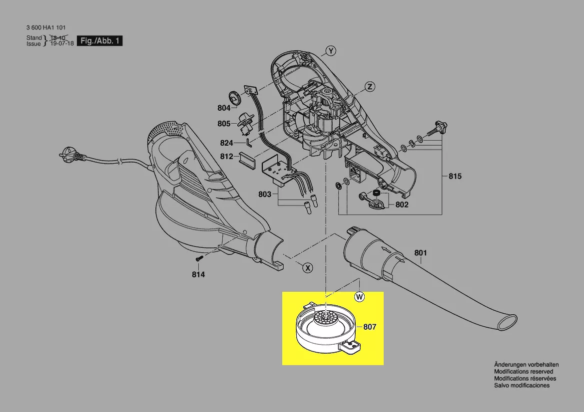 protection ventilateur réf. F 016 F04 944 Bosch
